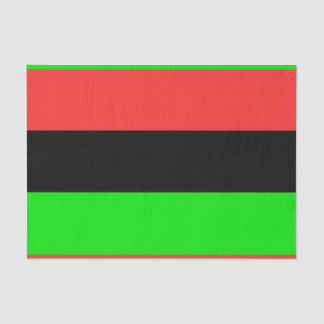 Papier Mousseline Drapeau Afro-Américain
