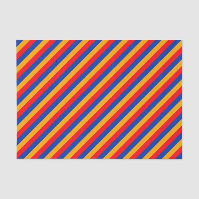Papier Mousseline Drapeau Arménie (Recto)