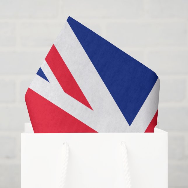 Papier Mousseline Drapeau britannique Union Jack du Royaume-Uni (Sac cadeau)