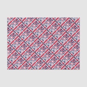 Papier Mousseline Drapeau BRITANNIQUE vintage d'Union Jack avec la