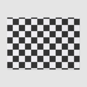 Papier Mousseline Drapeau Checkered quadrillé par plaid classique