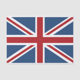 Papier Mousseline Drapeau classique d'Union Jack R-U
