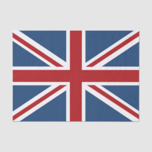 Papier Mousseline Drapeau classique d'Union Jack R-U