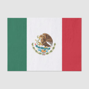 Papier Mousseline Drapeau classique mexicain