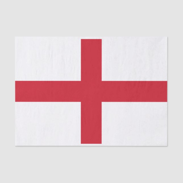 Papier Mousseline Drapeau d'Angleterre (Recto)