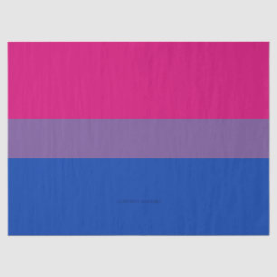 Papier Mousseline Drapeau de fierté bisexuelle SlipperyJoe's lavande
