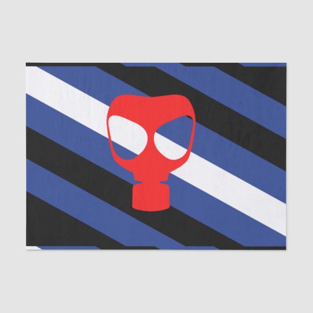 Papier Mousseline Drapeau de fierté de masque (Recto)