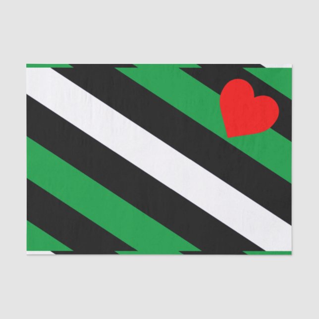 Papier Mousseline Drapeau de fierté Leather Boi (Recto)