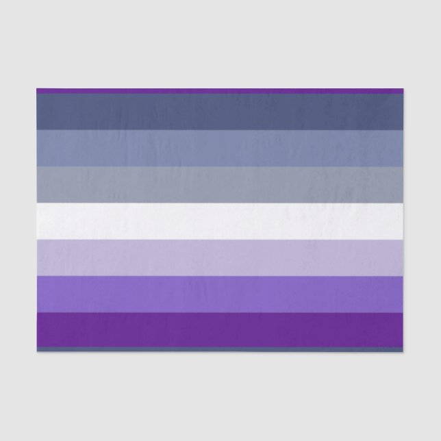 Papier Mousseline Drapeau de fierté lesbienne Butch (Recto)