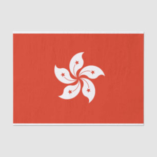 Papier Mousseline Drapeau de Hong Kong Tissu Paper