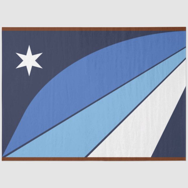 Papier Mousseline Drapeau de la Colombie (Caroline du Sud) (Recto)
