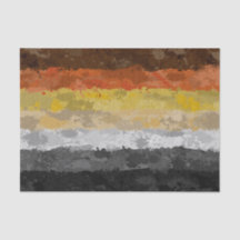 Drapeau de la fierté de l'ours gaie Abstraite