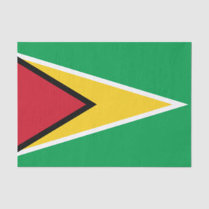 Papier Mousseline Drapeau de la Guyane