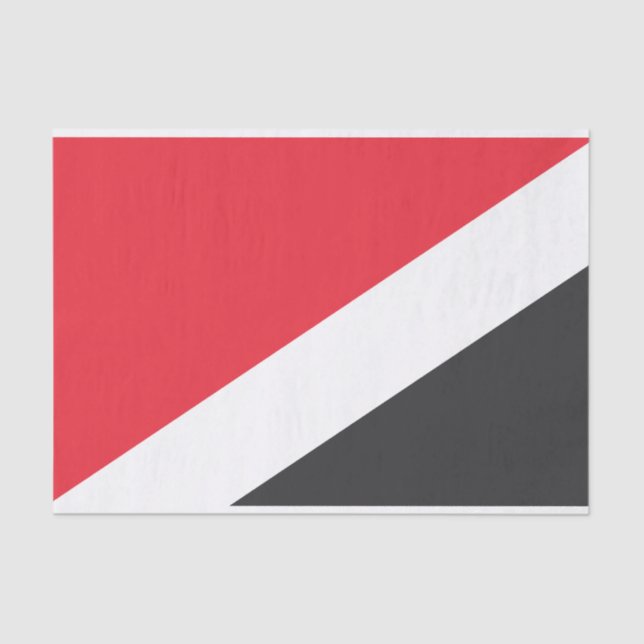 Papier Mousseline Drapeau de la Principauté de Sealand (Recto)