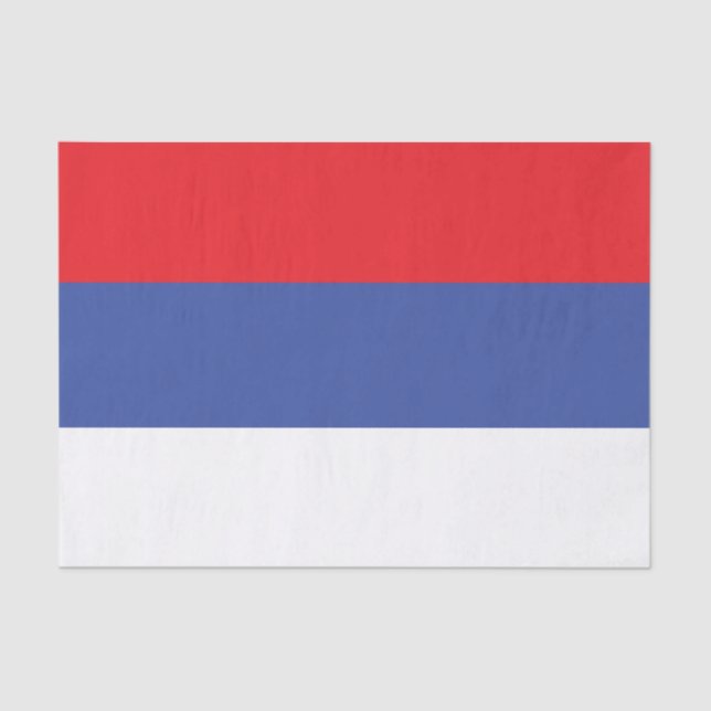 Papier Mousseline Drapeau de la Republika Srpska (Recto)