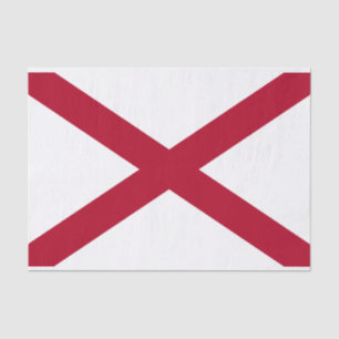 Papier Mousseline Drapeau de l'Alabama