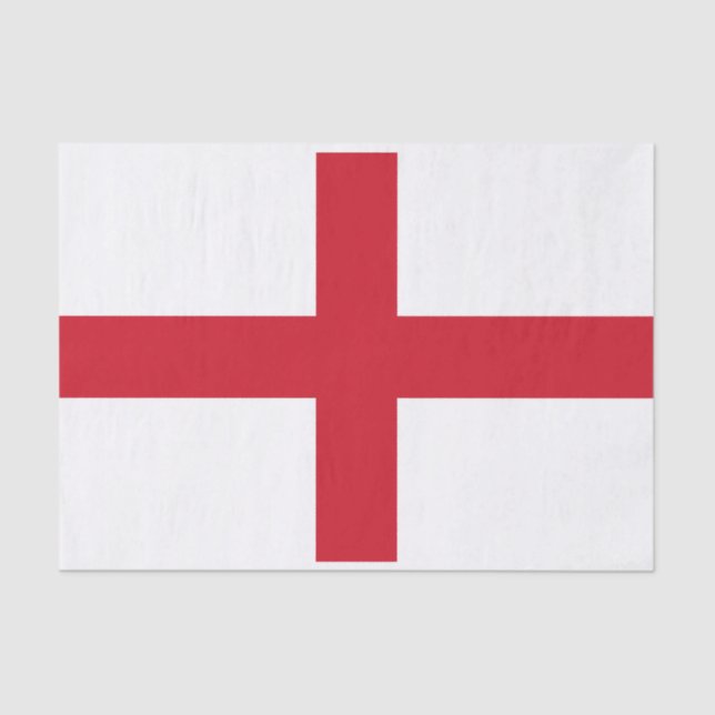 Papier Mousseline Drapeau de l'Angleterre (Recto)