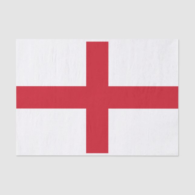Papier Mousseline Drapeau de l'Angleterre Tissu Paper (Recto)