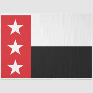 Papier Mousseline Drapeau de Laredo (Texas)