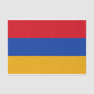Papier Mousseline Drapeau de l'Arménie