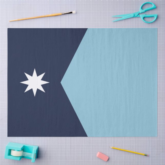 Papier Mousseline Drapeau de l'État rebelle du Minnesota (Artisanat)