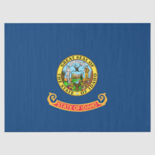 Papier Mousseline Drapeau de l'Idaho : Etat de Gem, Amérique Montagn