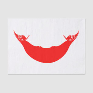 Papier Mousseline Drapeau de l'île de Pâques