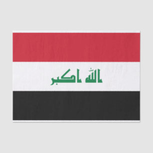 Papier Mousseline Drapeau de l'Irak