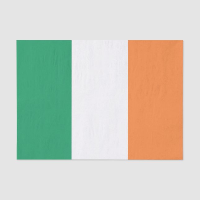 Papier Mousseline Drapeau de l'Irlande (Recto)
