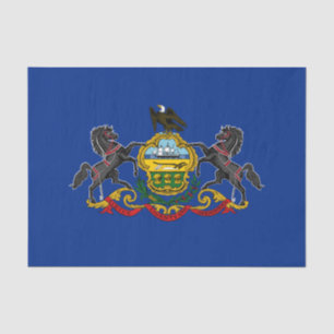 Papier Mousseline Drapeau de Pennsylvanie