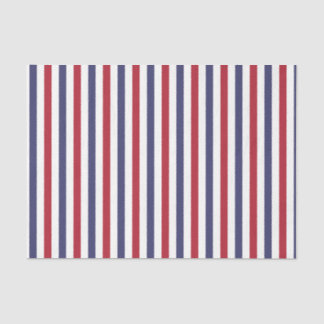 Papier Mousseline Drapeau des États-Unis Rouge et Drapeau Bleu Étroi