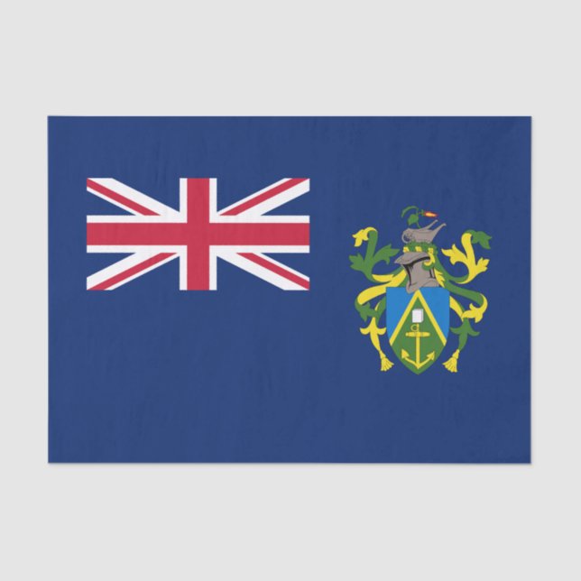 Papier Mousseline Drapeau des îles Pitcairn (Recto)