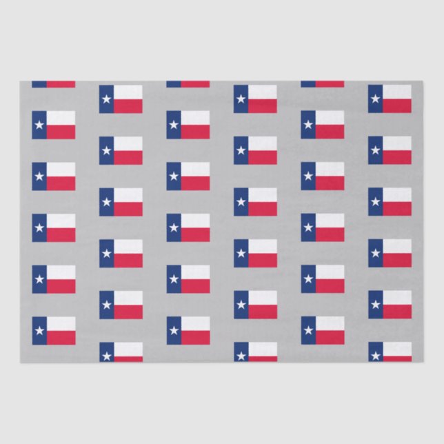 Papier Mousseline Drapeau d'état du Texas, (Recto)