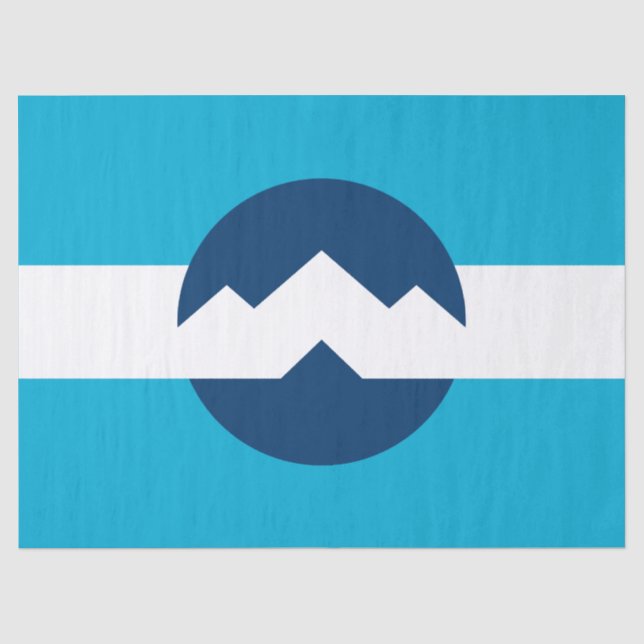 Papier Mousseline Drapeau d'Ogden, Utah (Recto)