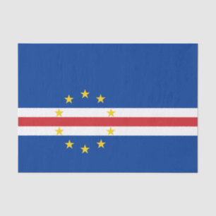 Papier Mousseline Drapeau du Cap-Vert