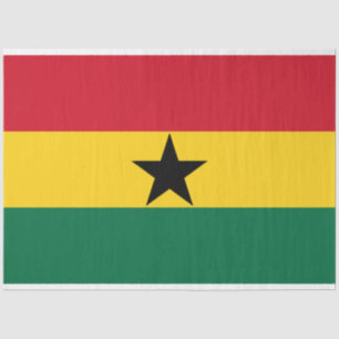 Papier Mousseline Drapeau du Ghana