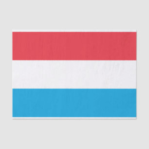 Papier Mousseline Drapeau du Luxembourg