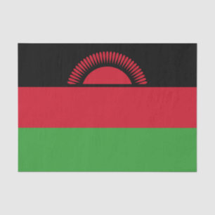 Papier Mousseline Drapeau du Malawi