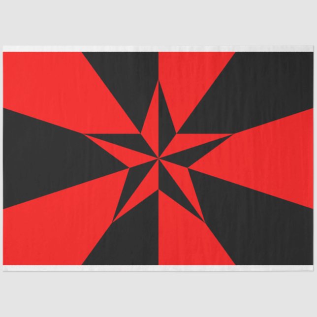 Papier Mousseline Drapeau du socialisme libertaire (Recto)