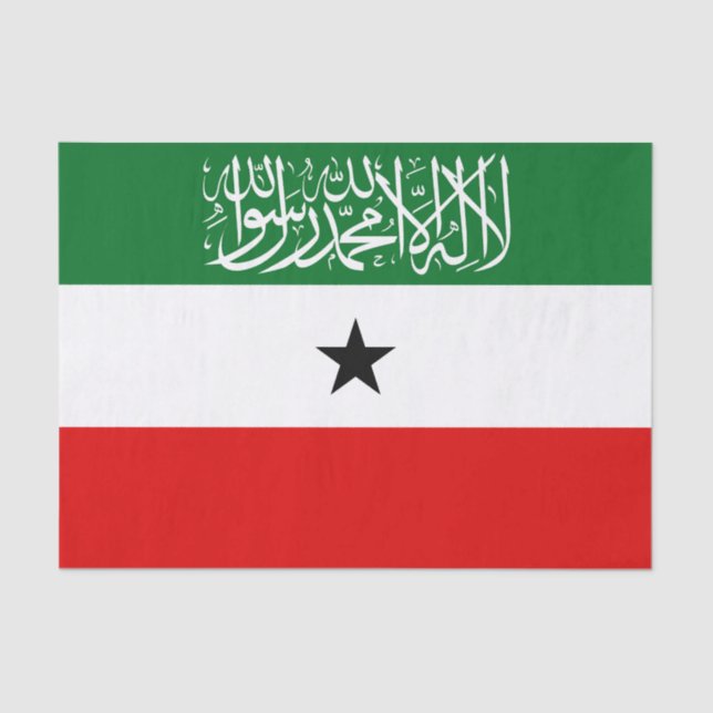 Papier Mousseline Drapeau du Somaliland (Recto)