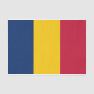 Papier Mousseline Drapeau du Tchad