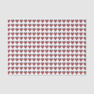 Papier Mousseline Drapeau en forme de coeur d'Union Jack