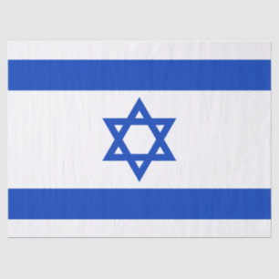 Papier Mousseline Drapeau israélien (Israël)