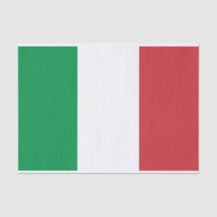 Papier Mousseline Drapeau italien de l'Italie cadeau emballage papie
