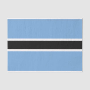 Papier Mousseline Drapeau patriotique du Botswana