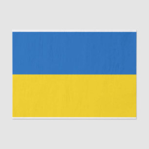 Papier Mousseline Drapeau patriotique ukrainien