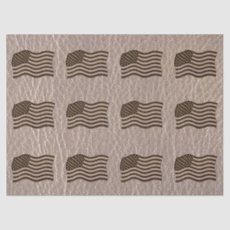 Papier Mousseline Drapeau USA Soft en cuir