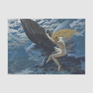Papier Mousseline « Dream Idyll - Une Walkyrie » par Edward Robert H