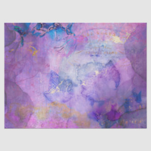 Papier Mousseline Dream Violet Collage Découpage