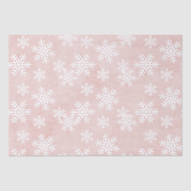 Papier Mousseline Dreamink Snowflake Motif Noël (Recto)